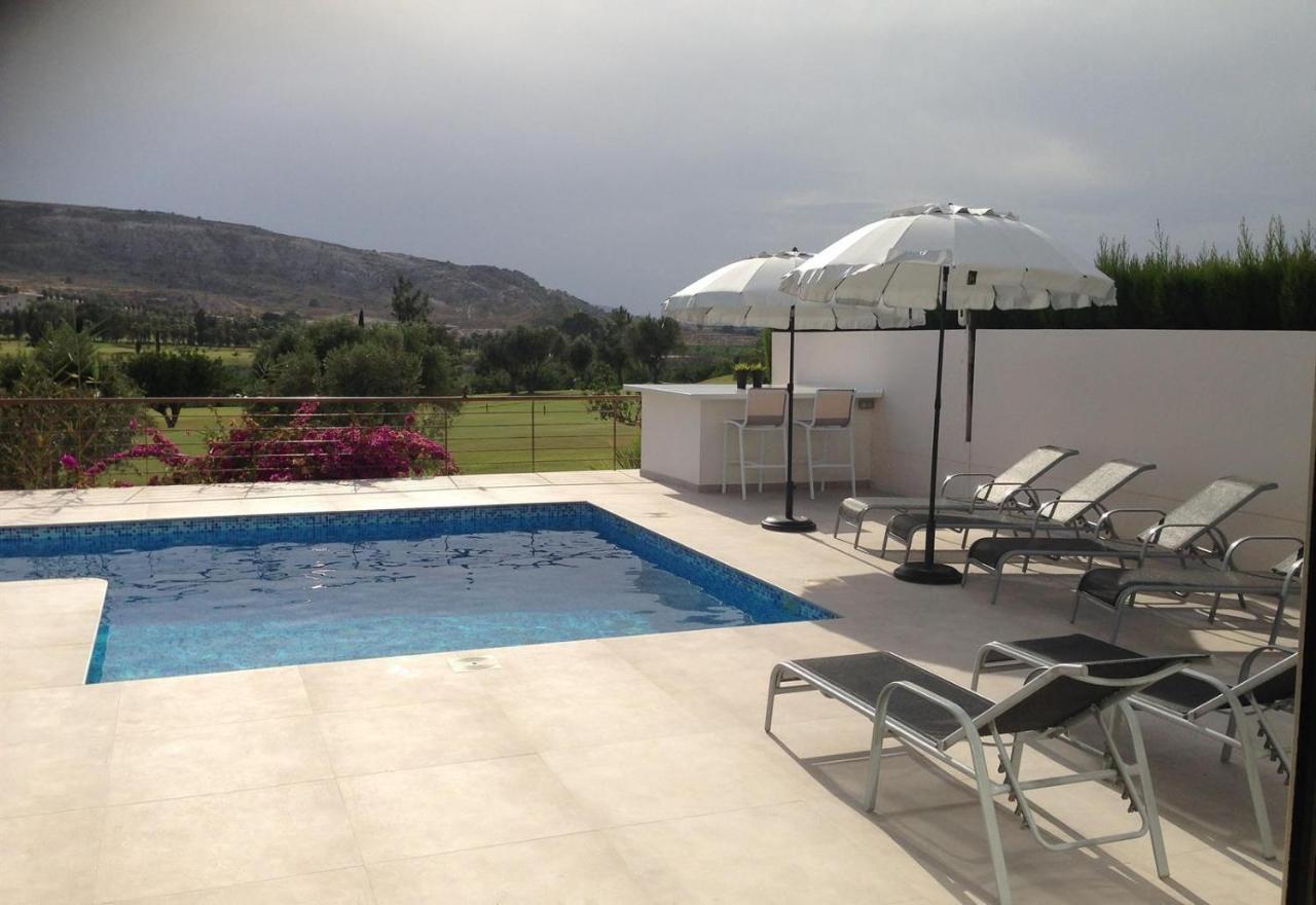Modern Villa Frontline Golf Algorfa Bagian luar foto
