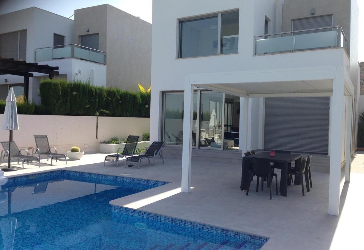 Modern Villa Frontline Golf Algorfa Bagian luar foto