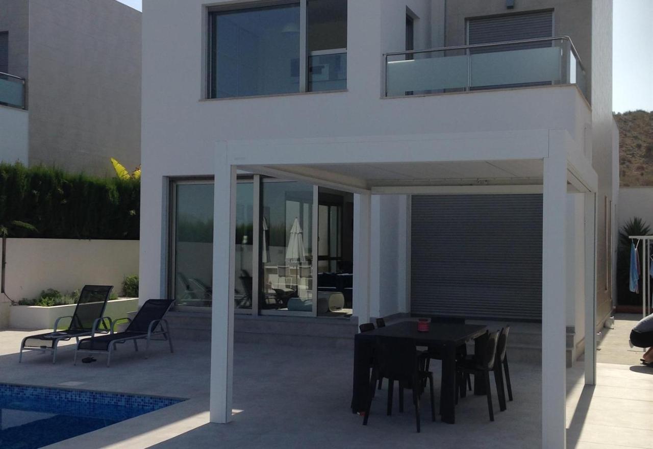 Modern Villa Frontline Golf Algorfa Bagian luar foto