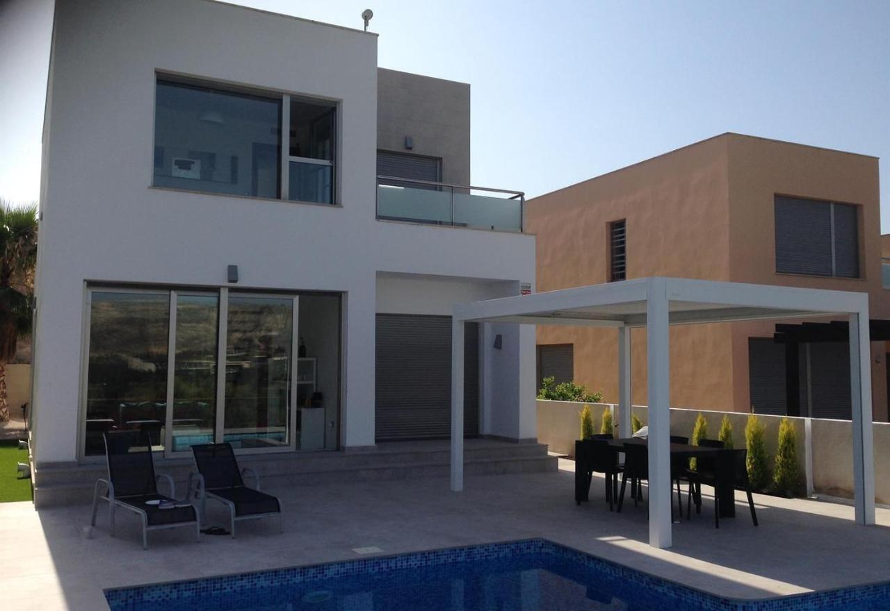 Modern Villa Frontline Golf Algorfa Bagian luar foto
