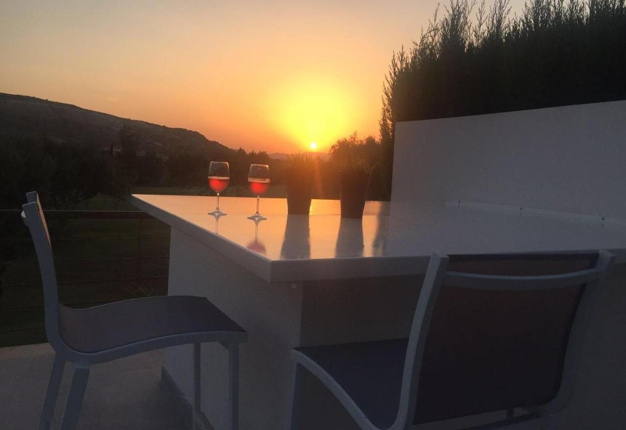Modern Villa Frontline Golf Algorfa Bagian luar foto