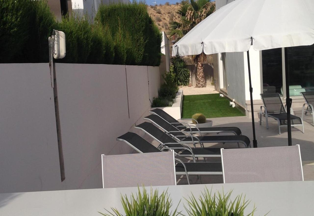 Modern Villa Frontline Golf Algorfa Bagian luar foto