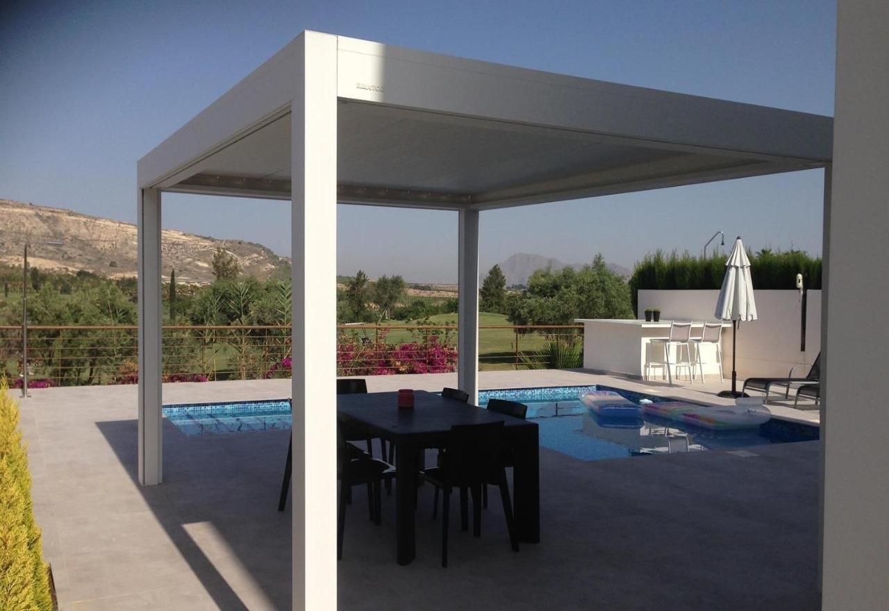 Modern Villa Frontline Golf Algorfa Bagian luar foto