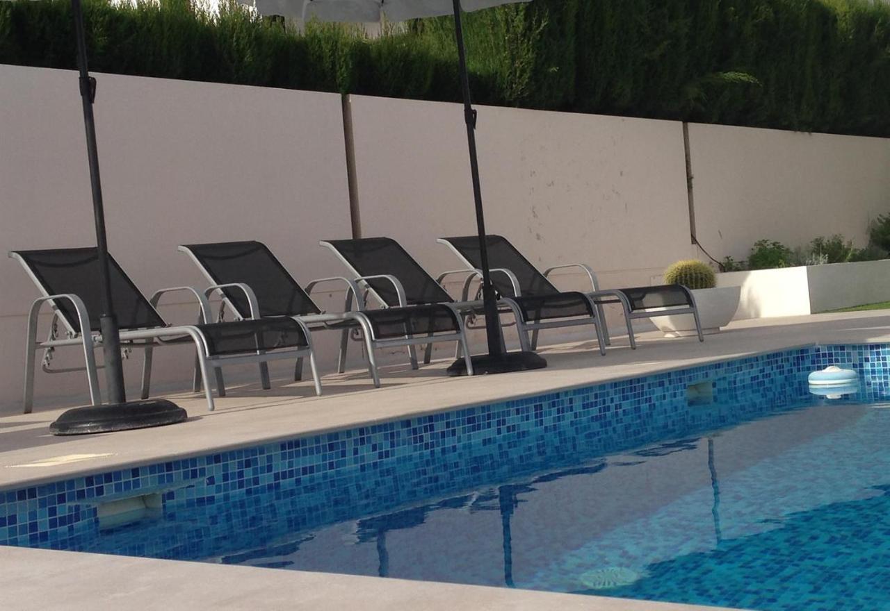 Modern Villa Frontline Golf Algorfa Bagian luar foto